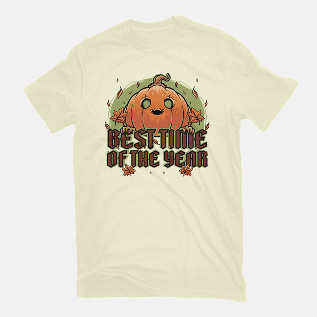Pumpkin Autumn Halloween-Mens-Basic-Tee-Studio Mootant