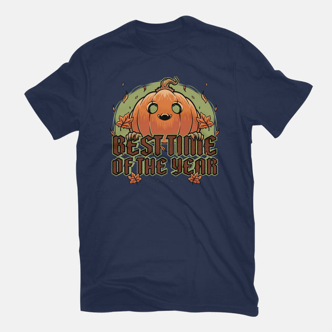 Pumpkin Autumn Halloween-Youth-Basic-Tee-Studio Mootant