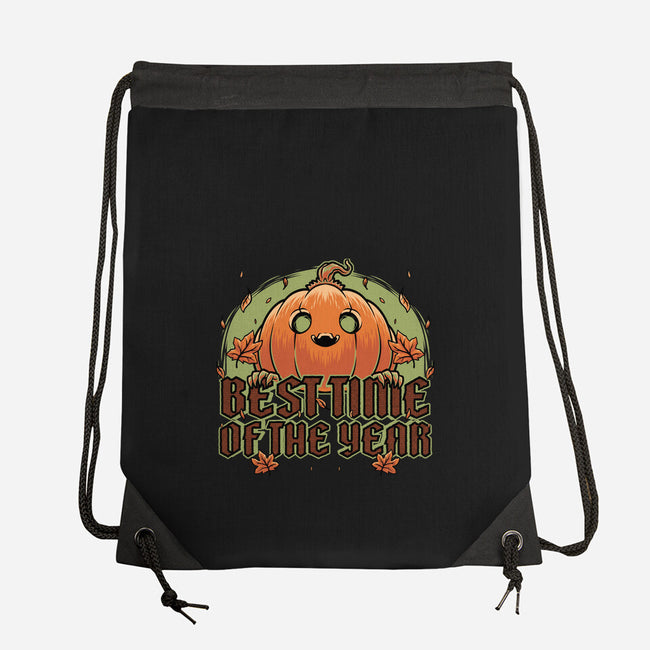 Pumpkin Autumn Halloween-None-Drawstring-Bag-Studio Mootant