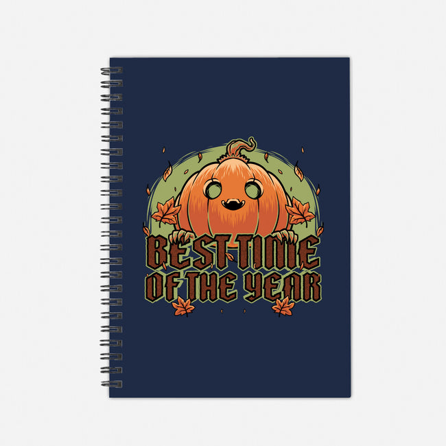 Pumpkin Autumn Halloween-None-Dot Grid-Notebook-Studio Mootant