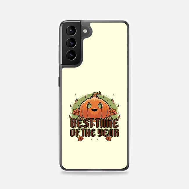 Pumpkin Autumn Halloween-Samsung-Snap-Phone Case-Studio Mootant