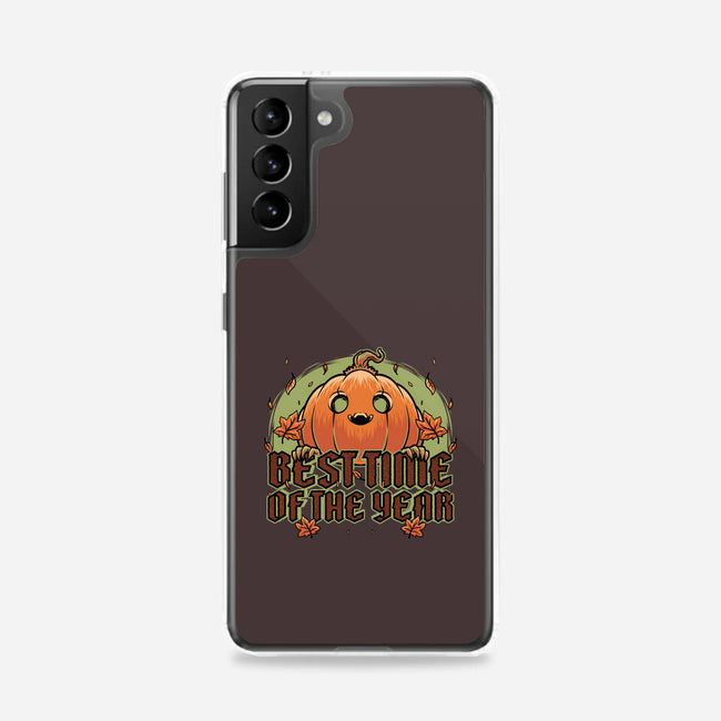 Pumpkin Autumn Halloween-Samsung-Snap-Phone Case-Studio Mootant