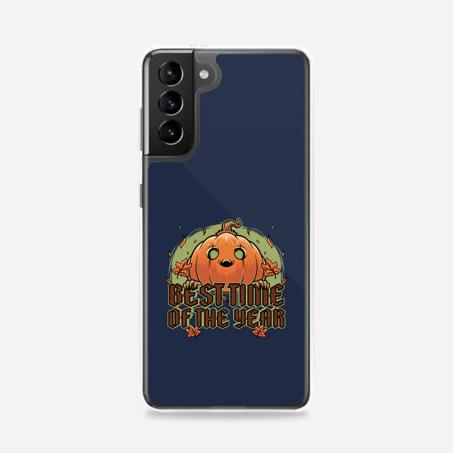 Pumpkin Autumn Halloween-Samsung-Snap-Phone Case-Studio Mootant