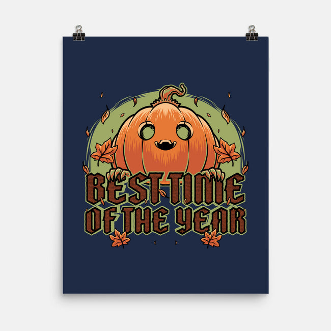 Pumpkin Autumn Halloween-None-Matte-Poster-Studio Mootant