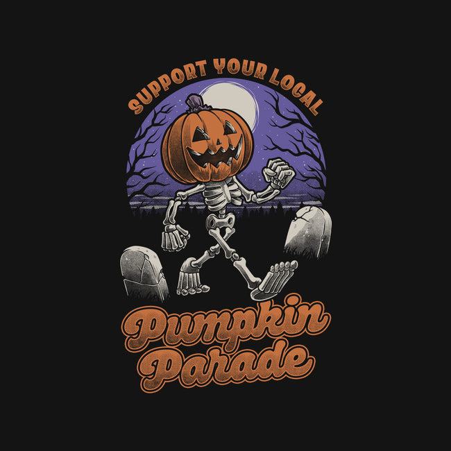 Halloween Pumpkin Parade-Womens-V-Neck-Tee-Studio Mootant