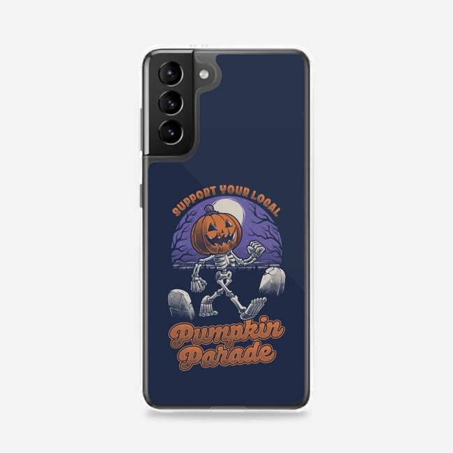 Halloween Pumpkin Parade-Samsung-Snap-Phone Case-Studio Mootant