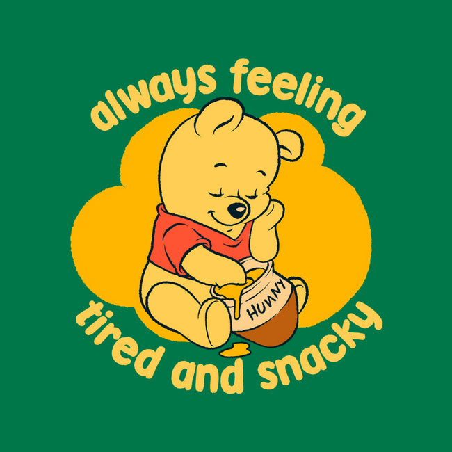 Cute Tired Snacky Bear-Mens-Heavyweight-Tee-Studio Mootant