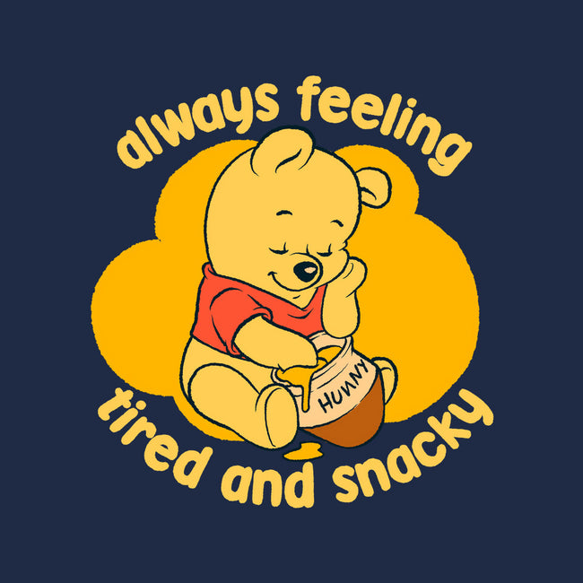 Cute Tired Snacky Bear-None-Glossy-Sticker-Studio Mootant