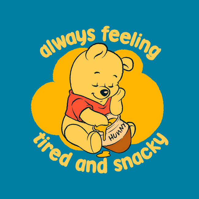 Cute Tired Snacky Bear-Mens-Heavyweight-Tee-Studio Mootant