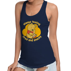 Cute Tired Snacky Bear