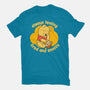 Cute Tired Snacky Bear-Mens-Heavyweight-Tee-Studio Mootant