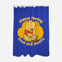 Cute Tired Snacky Bear-None-Polyester-Shower Curtain-Studio Mootant