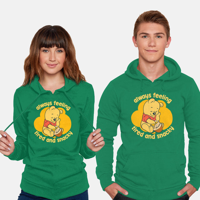 Cute Tired Snacky Bear-Unisex-Pullover-Sweatshirt-Studio Mootant