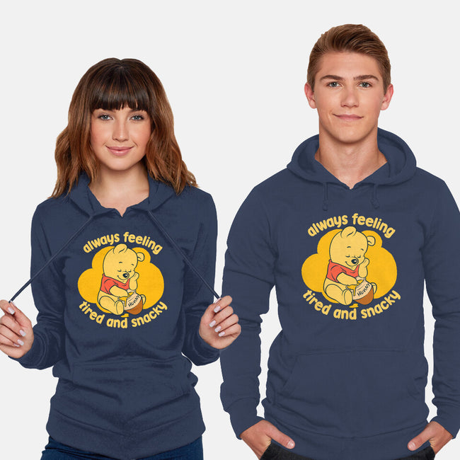 Cute Tired Snacky Bear-Unisex-Pullover-Sweatshirt-Studio Mootant