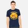 Cute Tired Snacky Bear-Mens-Heavyweight-Tee-Studio Mootant