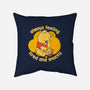 Cute Tired Snacky Bear-None-Removable Cover-Throw Pillow-Studio Mootant