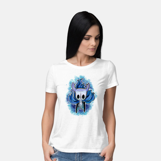 Power Up Knight-Womens-Basic-Tee-nickzzarto