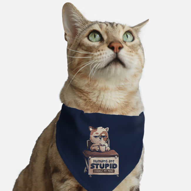 Humans Are Stupid-Cat-Adjustable-Pet Collar-eduely