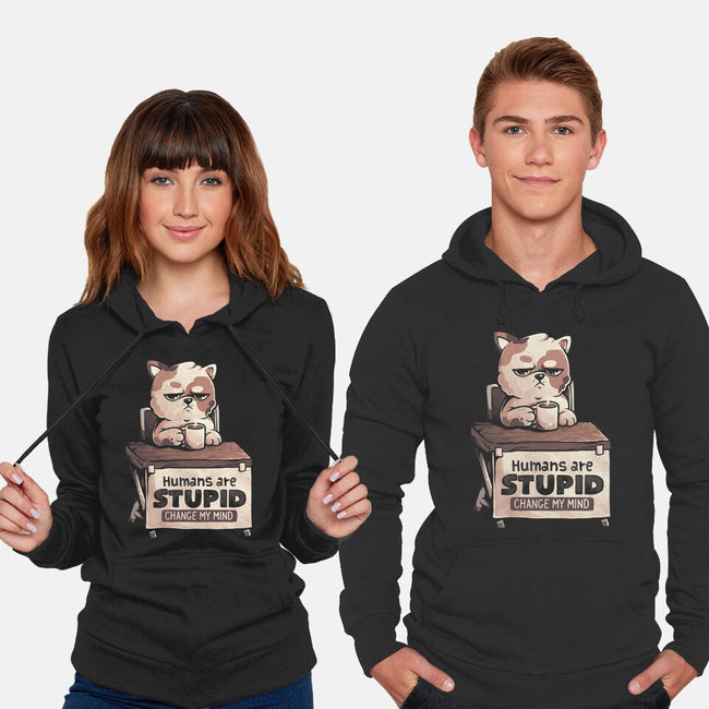 Humans Are Stupid-Unisex-Pullover-Sweatshirt-eduely