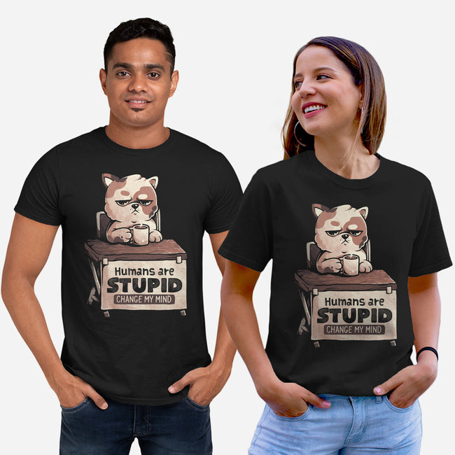 Humans Are Stupid-Unisex-Basic-Tee-eduely