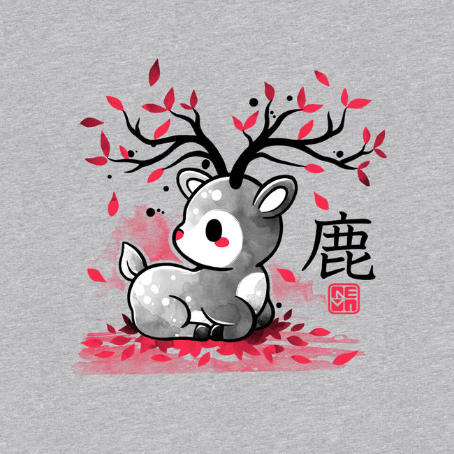 Japanese Deer In Autumn-Youth-Basic-Tee-NemiMakeit