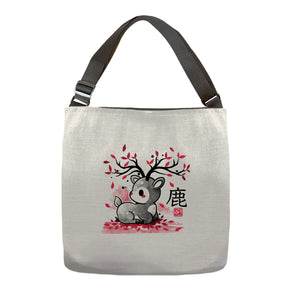 Japanese Deer In Autumn