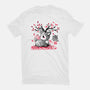 Japanese Deer In Autumn-Unisex-Basic-Tee-NemiMakeit