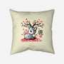 Japanese Deer In Autumn-None-Non-Removable Cover w Insert-Throw Pillow-NemiMakeit