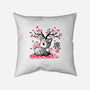 Japanese Deer In Autumn-None-Non-Removable Cover w Insert-Throw Pillow-NemiMakeit