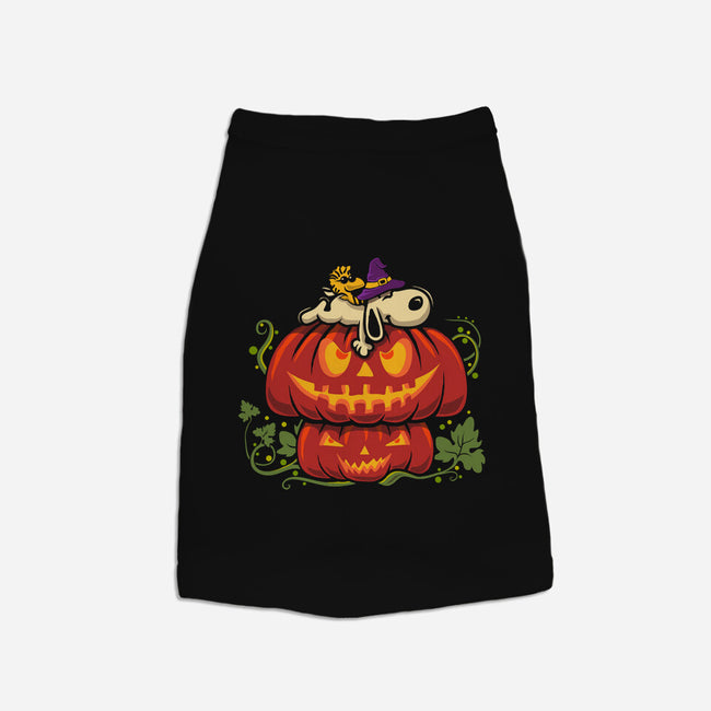 Beagle's Pumpkin House-Cat-Basic-Pet Tank-erion_designs