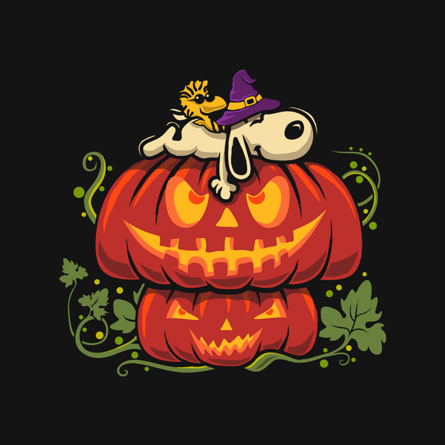 Beagle's Pumpkin House-Youth-Basic-Tee-erion_designs