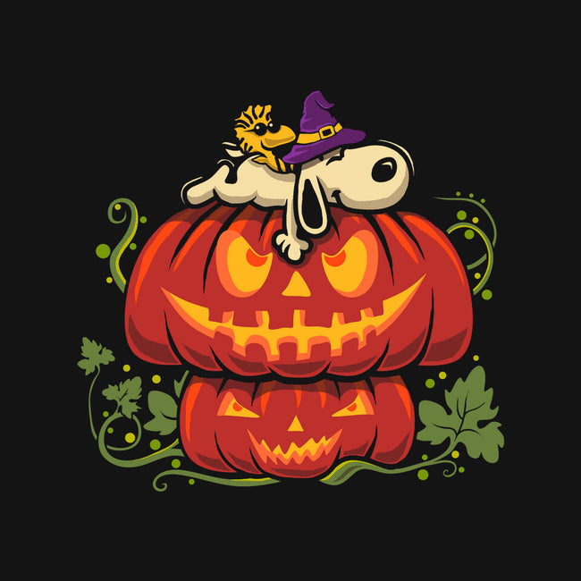 Beagle's Pumpkin House-Womens-Fitted-Tee-erion_designs