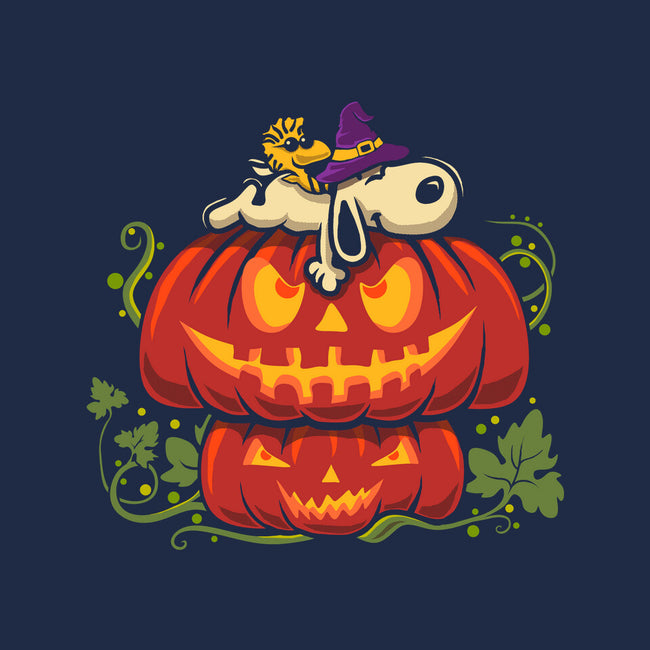 Beagle's Pumpkin House-Unisex-Basic-Tee-erion_designs