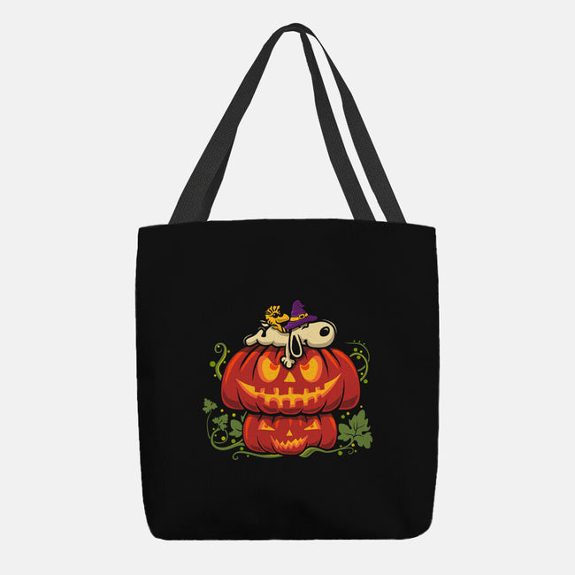 Beagle's Pumpkin House-None-Basic Tote-Bag-erion_designs