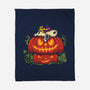 Beagle's Pumpkin House-None-Fleece-Blanket-erion_designs