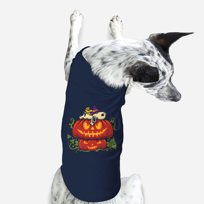 Beagle's Pumpkin House-Dog-Basic-Pet Tank-erion_designs