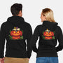 Beagle's Pumpkin House-Unisex-Zip-Up-Sweatshirt-erion_designs