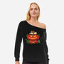 Beagle's Pumpkin House-Womens-Off Shoulder-Sweatshirt-erion_designs