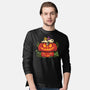 Beagle's Pumpkin House-Mens-Long Sleeved-Tee-erion_designs