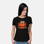 Beagle's Pumpkin House-Womens-Basic-Tee-erion_designs