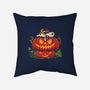 Beagle's Pumpkin House-None-Removable Cover-Throw Pillow-erion_designs