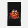 Beagle's Pumpkin House-None-Beach-Towel-erion_designs