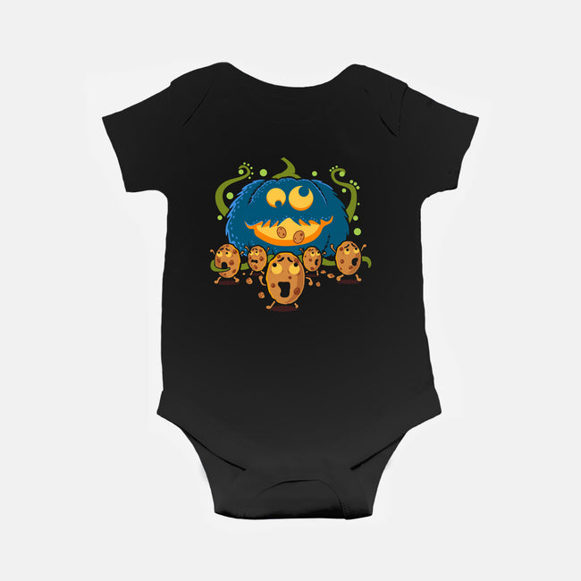 Pumpkin Monster-Baby-Basic-Onesie-erion_designs