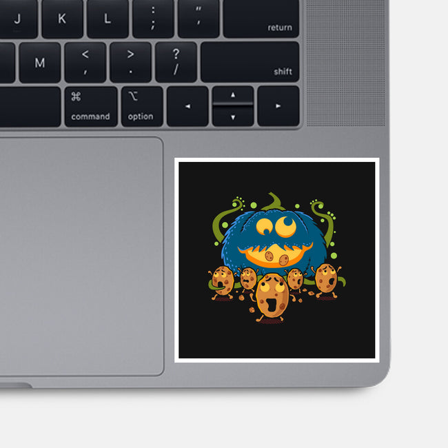 Pumpkin Monster-None-Glossy-Sticker-erion_designs