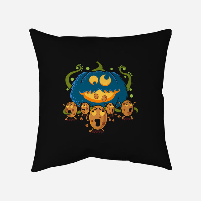 Pumpkin Monster-None-Removable Cover-Throw Pillow-erion_designs