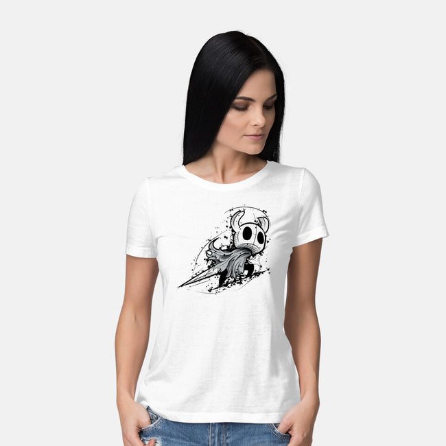 Hollow Sketch-Womens-Basic-Tee-nickzzarto