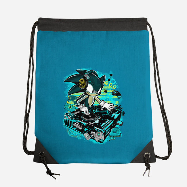 Speedin And Spinnin-None-Drawstring-Bag-sonicdude242