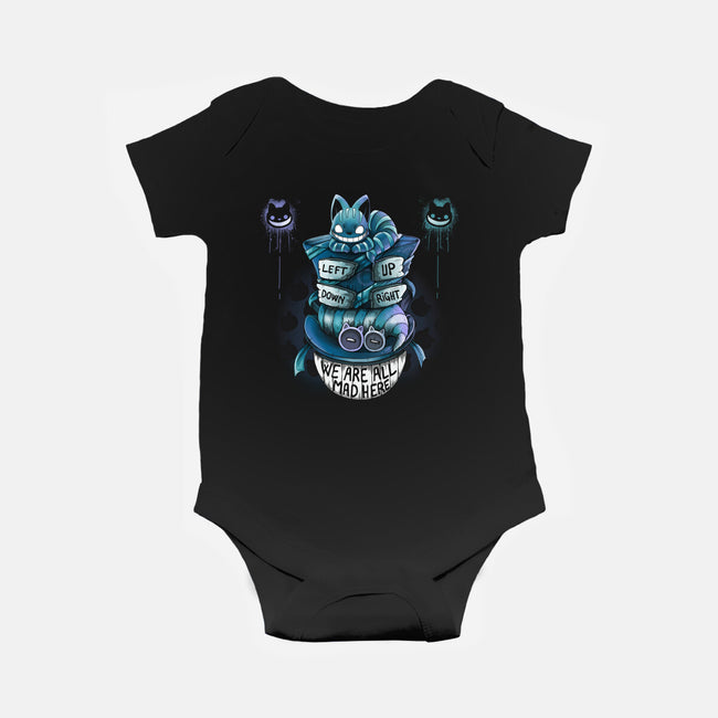 Cheshire Hatter-Baby-Basic-Onesie-Vallina84