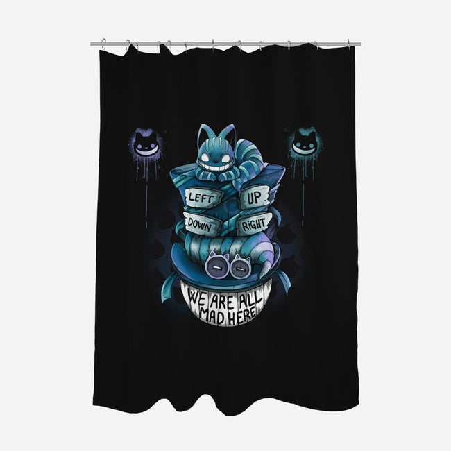 Cheshire Hatter-None-Polyester-Shower Curtain-Vallina84