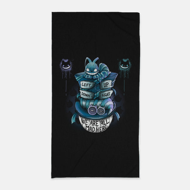 Cheshire Hatter-None-Beach-Towel-Vallina84